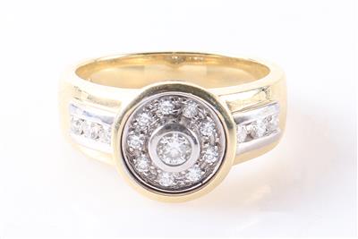 Brillant Damenring zus. ca. 0,45 ct - Jewellery and watches