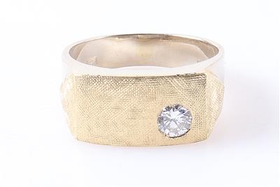 Brillant Ring ca. 0,30 ct - Jewellery and watches