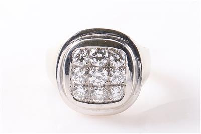 Brillant Ring zus. 1,70 ct (graviert) - Jewellery and watches