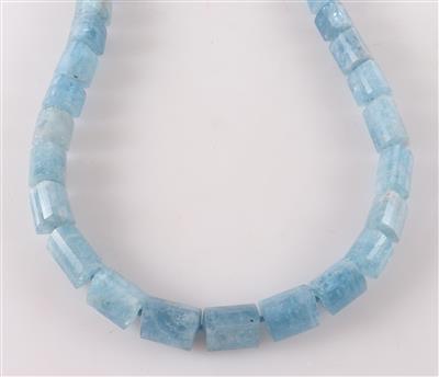Modernes Aquamarin Collier - Klenoty a Hodinky