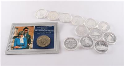 Sammlermünzen ATS 500,--/ 1 Münze 25 Pence (13) - Schmuck und Uhren