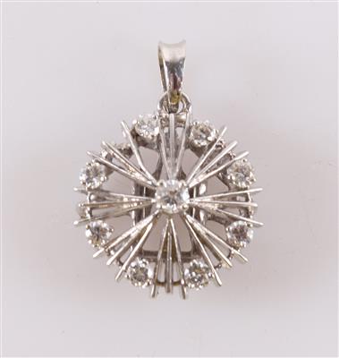 Brillant Anhänger zus. ca. 0,60 ct - Gioielli e orologi