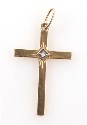 Diamant Kreuzanhänger - Jewellery and watches