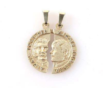 Partner Anhänger "Always Together" - Schmuck und Uhren