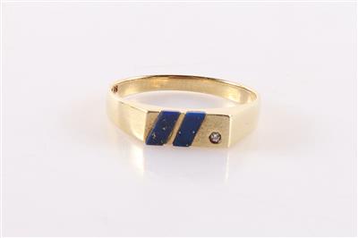 Brillant Lapis Lazuli (beh.) Ring - Jewellery and watches