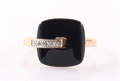 Onyx Diamant Damenring - Gioielli e orologi