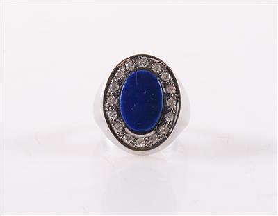 Brillant Lapis Lazuli (beh.) Ring - Schmuck und Uhren