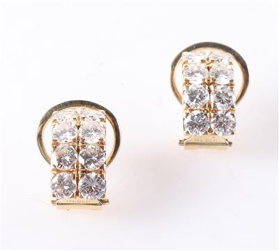 Brillant Ohrclips zus. ca. 3,50 ct - Jewellery and watches