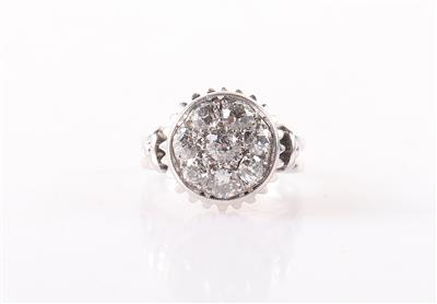 Diamantring zus. ca. 1,00 ct - Schmuck und Uhren