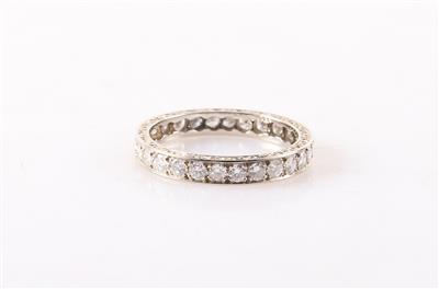 Memoryring zus. ca. 1,10 ct - Jewellery and watches