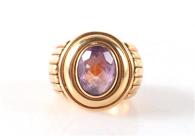 Amethyst Ring - Klenoty a Hodinky