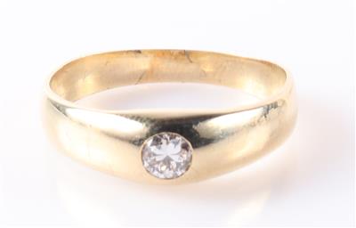 Brillantsolitärring 0,36 ct - Klenoty a Hodinky