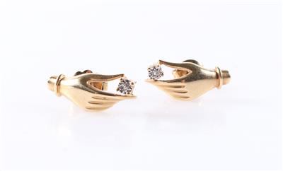 Diamantohrstecker "Hand" - Jewellery and watches