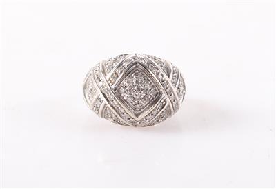 Brillant Damenring zus. ca. 1,00 ct - Klenoty a Hodinky