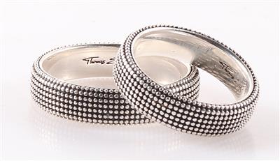 2 Band-/Freundschaftsringe "Thomas Sabo" - Schmuck und Uhren