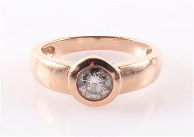 Brillantsolitärring ca. 0,50 ct - Klenoty a Hodinky