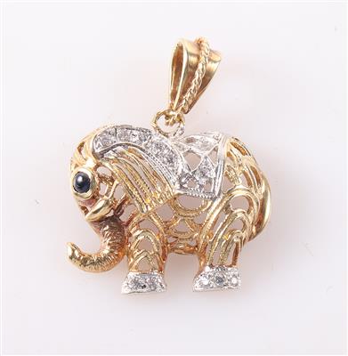 Anhänger "Elefant" - Jewellery, Works of Art and art