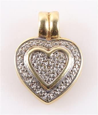 Diamant Herzanhänger - Jewellery, Works of Art and art