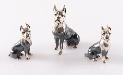 Hunde-Zierfiguren-Set "Boxer" (3) - Jewelry and watches