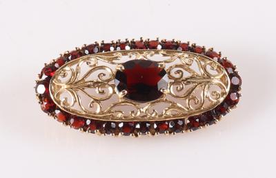 Granat Brosche - Jewellery and watches
