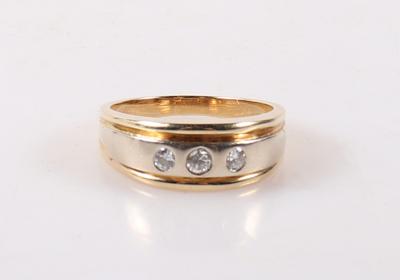 Brillant Ring zus. ca. 0,30 ct - Jewellery and watches