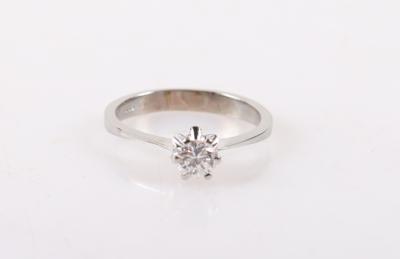 Brillantsolitärring ca. 0,30 ct - Schmuck und Uhren