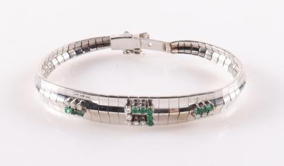 Diamant Smaragd Armkette - Schmuck und Uhren