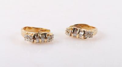 Brillant/Diamant Klappohrstecker zus. ca. 1,00 ct - Jewellery and watches
