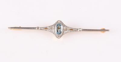 Aquamarinbrosche - Autumn Auction, Jewellery and Watches