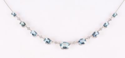 Brillant Aquamarincollier - Herbstauktion, Schmuck und Uhren