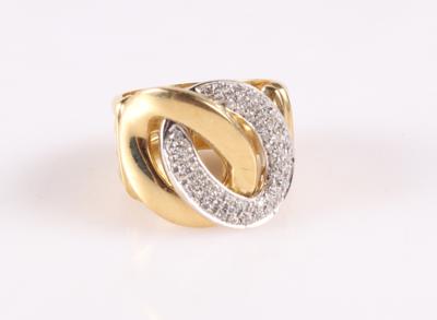 Brillant Damenring zus. ca. 0,60 ct - Autumn Auction, Jewellery and Watches