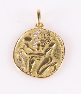Brillant Sternzeichen Anhänger "Wassermann" - Autumn Auction, Jewellery and Watches