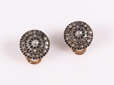 Diamant Ohrclips zus. ca. 0,45 ct - Asta d'autunno, Gioielli e orologi