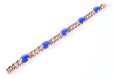 Lapis Lazuli (beh.) Armkette - Asta d'autunno, Gioielli e orologi
