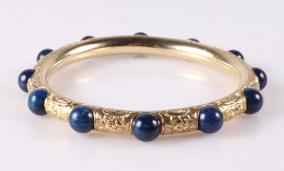 Lapis Lazuliarmreif - Herbstauktion, Schmuck und Uhren