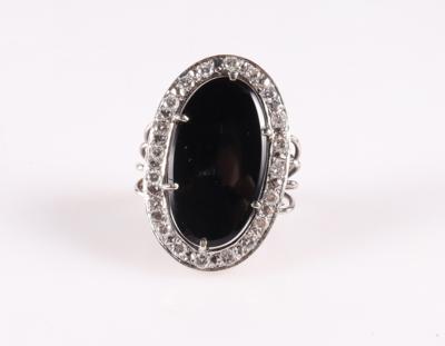 Onyx Brillant Damenring - Autumn Auction, Jewellery and Watches