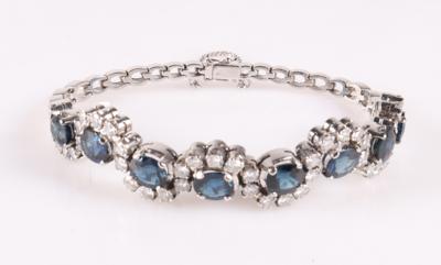 Saphir Brillant Armband - Podzimní aukce, šperky a hodinky