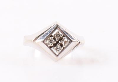 Diamantring zus. ca. 0,10 ct - Schmuck und Uhren