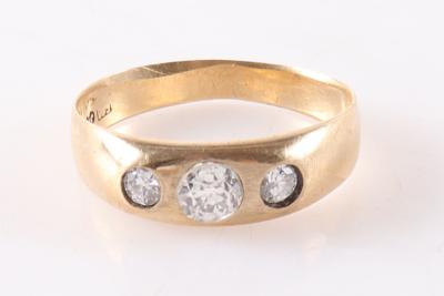 Brillant Ring zus. ca.0,50 ct - Jewellery and watches