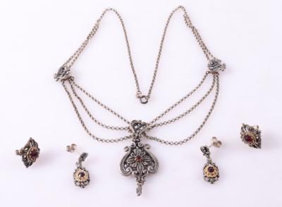 Damentrachtenschmuck Konvolut (5) - Jewellery and watches
