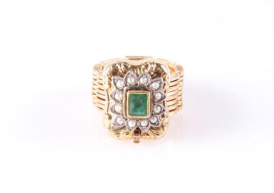 Smaragd Damenring/Armkette (wandelbar) - Jewellery and watches