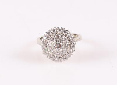 Brillant Damenring zus. ca. 0,90 ct - Schmuck und Uhren