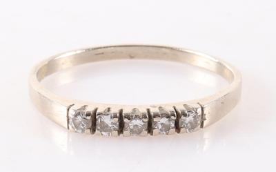 Brillant Damenring zus. 0,25 ct (grav.) - Schmuck und Uhren