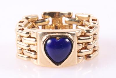 Lapis Lazuli Kettenring - Schmuck und Uhren