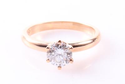 Brillantsolitärring ca.0,90 ct - Schmuck und Uhren