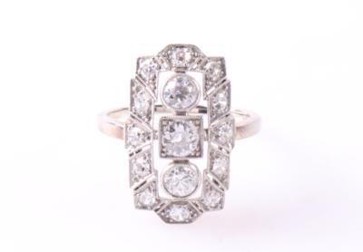 Diamant Damenring zus. ca. 1,00 ct - Gioielli e orologi