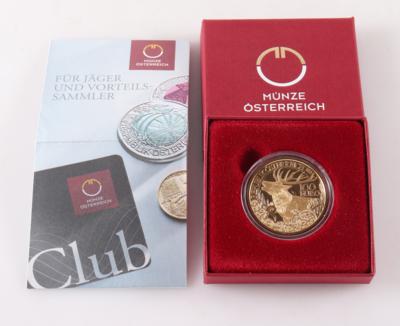 Goldmünze 100 Euro "Wildtiere - Republik Österreich - Schmuck und Uhren