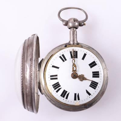 Joseph Baur Friedberg Taschenuhr mit Viertelstundenrepetition - Armband- und Taschenuhren