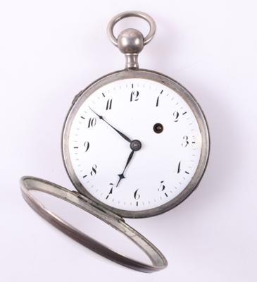 Taschenuhr mit Viertelstundenrepetition Neuenburg/ Neuchatel - Náramkové a kapesní hodinky