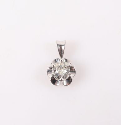 Diamantsolitär Anhänger ca. 1,10 ct - Christmas Auction Jewellery and Watches